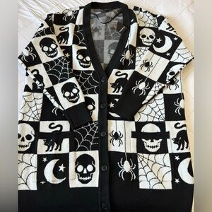 Torrid Halloween Cardigan NWT